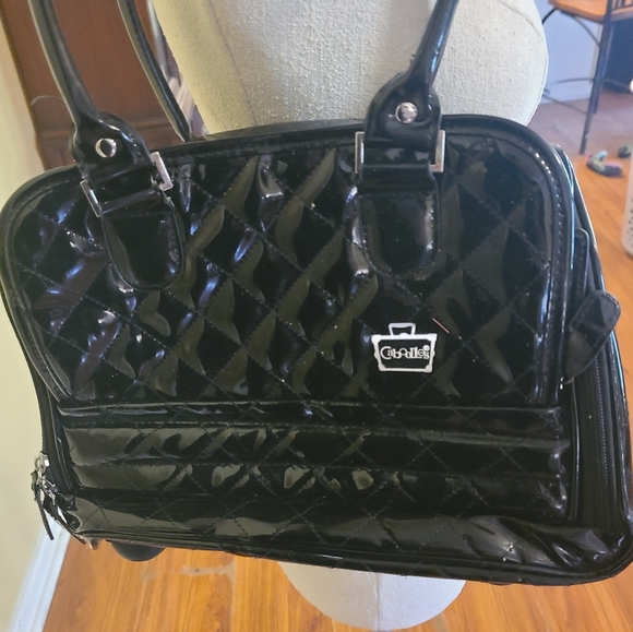 Caboodles Bags Caboodles Black Makeup Bag Red Inside Lots Of